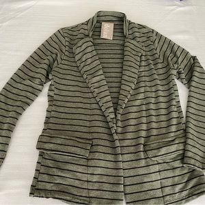 Dolan Left Coast Collection knit blazer size small Anthropologie striped jacket
